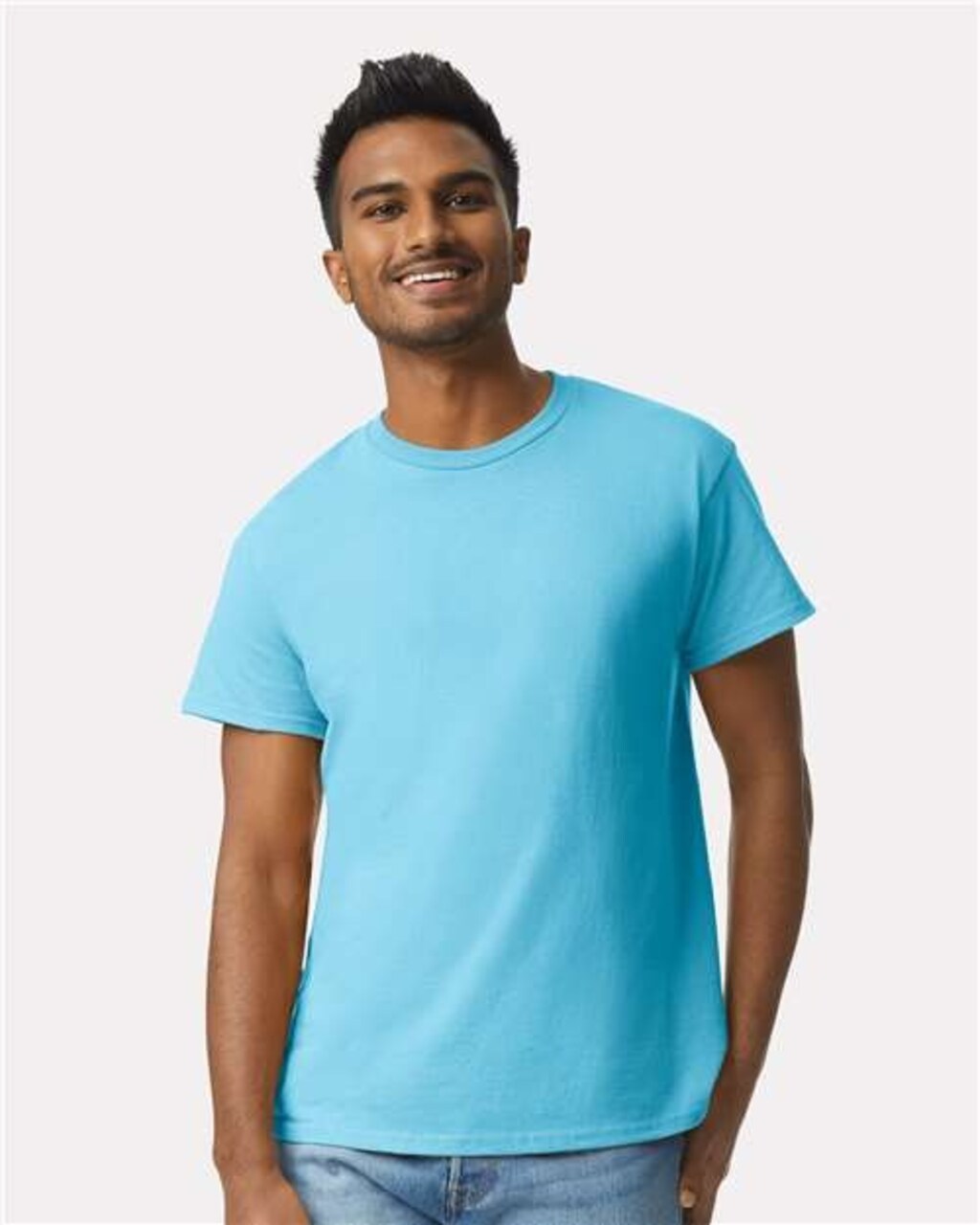 Gildan Ultra Cotton Short Sleeve Crewneck T-Shirt 6 oz 100% US Cotton Classic Fit Blank Tee for Cricut